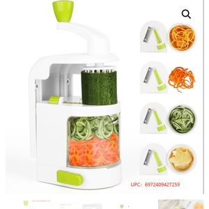 Vegetable Spiralizer with Green Accents - New Out Of The Box